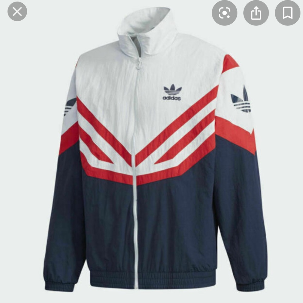 Adidas sportive trktop jacket NWOT